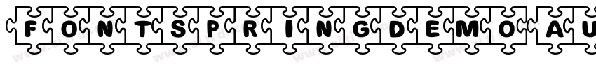 FONTSPRINGDEMO Audel字体转换